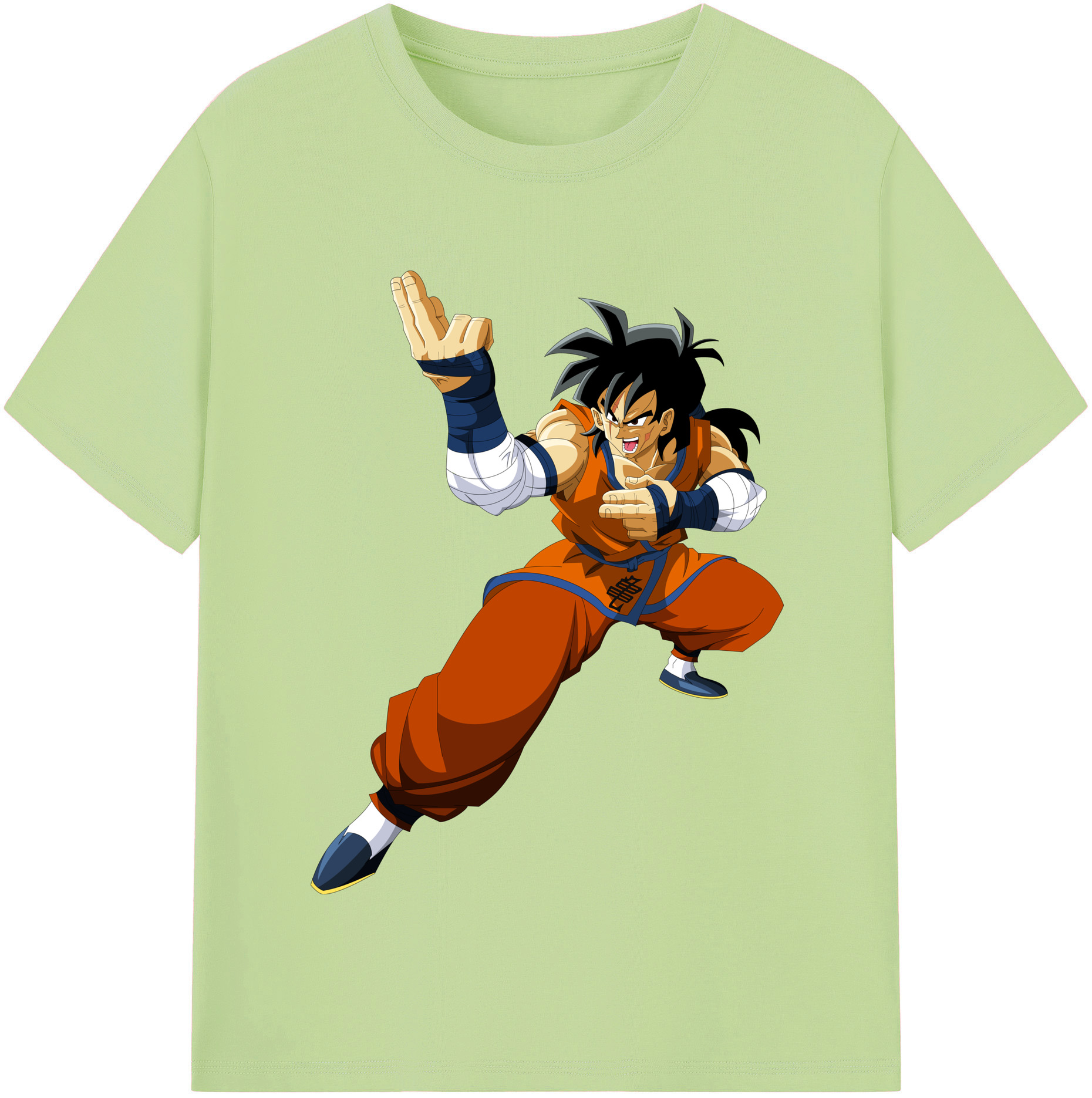 （画像用） ドラゴンボール ヤムチャ DRAGON BALL Yamcha 綿100％半袖Tシャツ（フロントプリント）
